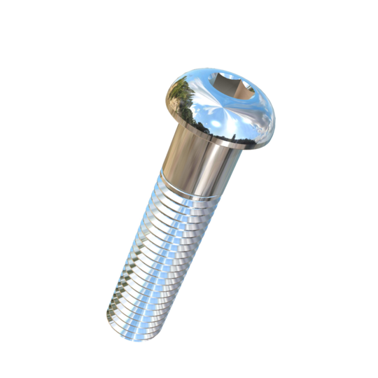 Titanium 5/8-11 X 2-3/4 UNC Button Head Socket Drive Allied Titanium Cap Screw